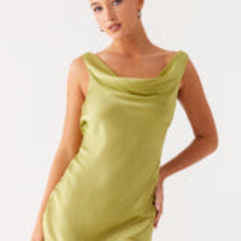 PepperMayo Lime/Chartreuse Teigan Dress